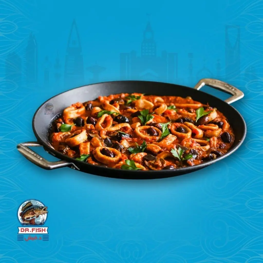 Red Calamari Casserole